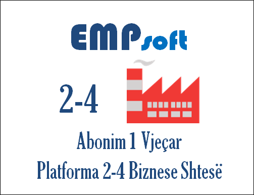 EMPsoft-Plat01. Platforma 2-4Biznese për abonimet 1 Vjeçare